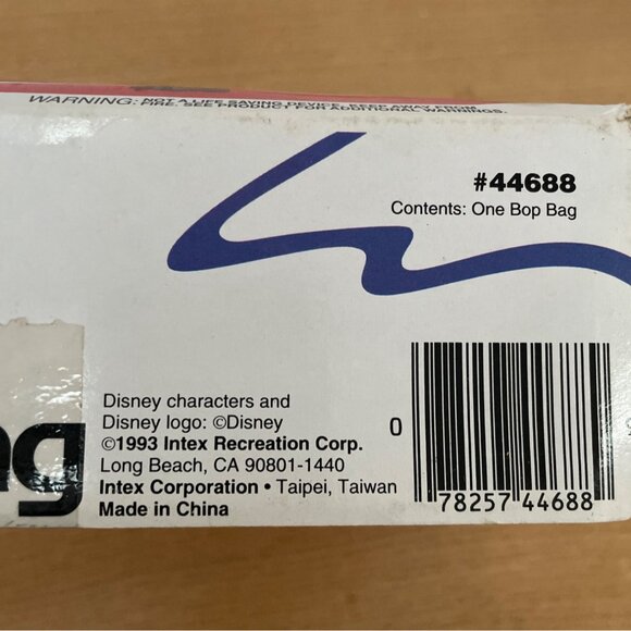 Vintage Intex Disney Donald Duck Bop Bag 48 Inch 1993 Punching Bag New in Box - Picture 6 of 6